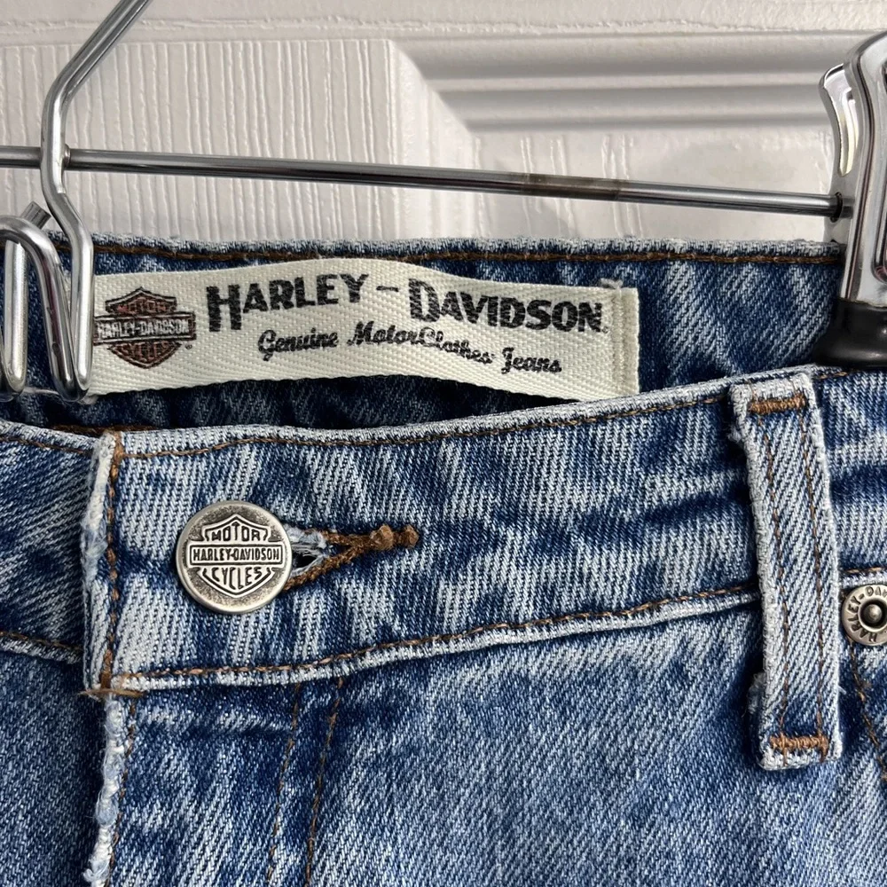 Harley Davidson Women’s Jeans Size 6 - Picture 3 of 7